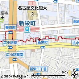 愛知県名古屋市東区葵1丁目22-10周辺の地図