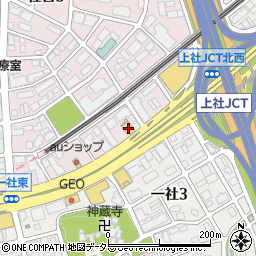 愛知県名古屋市名東区社台3丁目256周辺の地図