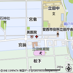 海部立田郵便局 ＡＴＭ周辺の地図