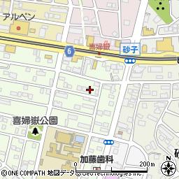 愛知県長久手市喜婦嶽413周辺の地図