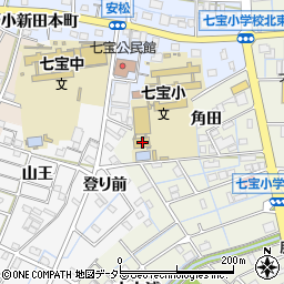 愛知県あま市七宝町桂角田1774周辺の地図