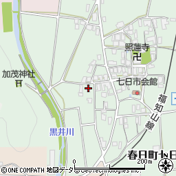 兵庫県丹波市春日町七日市346周辺の地図