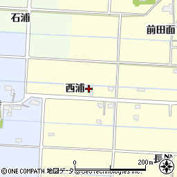 愛知県愛西市宮地町西浦15周辺の地図