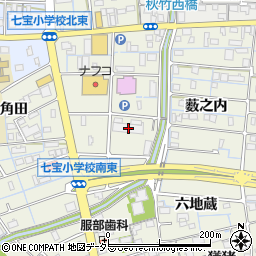 愛知県あま市七宝町桂城之堀1周辺の地図
