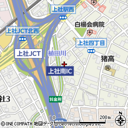 愛知県名古屋市名東区上社4丁目122周辺の地図