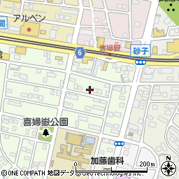 愛知県長久手市喜婦嶽414周辺の地図