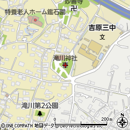 滝川神社周辺の地図