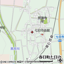 兵庫県丹波市春日町七日市351周辺の地図