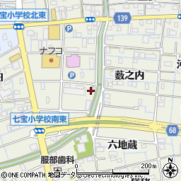 愛知県あま市七宝町桂城之堀1946周辺の地図