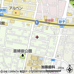 愛知県長久手市喜婦嶽416周辺の地図