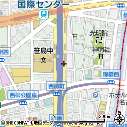 江川線周辺の地図