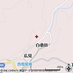 愛知県豊田市西樫尾町大具碁周辺の地図