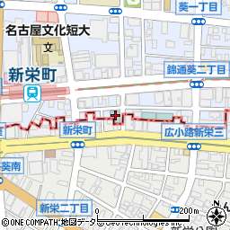 愛知県名古屋市東区葵1丁目24-3周辺の地図