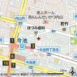 セブンイレブン名古屋今池駅北店周辺の地図