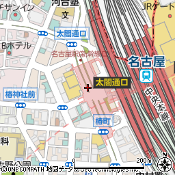 ユニクロ名古屋エスカ店周辺の地図