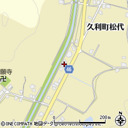 島根県大田市久利町松代97周辺の地図