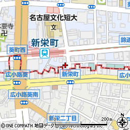 愛知県名古屋市東区葵1丁目21-11周辺の地図