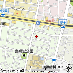 愛知県長久手市喜婦嶽417周辺の地図