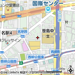 完全個室 特選和牛 UshiAburi 名駅店周辺の地図