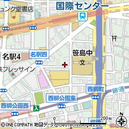 完全個室 特選和牛 UshiAburi 名駅店周辺の地図