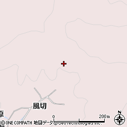 愛知県豊田市西樫尾町風切周辺の地図