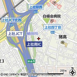 愛知県名古屋市名東区上社4丁目125周辺の地図