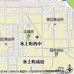 兵庫県丹波市氷上町西中117周辺の地図