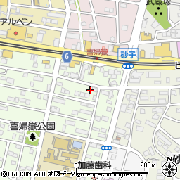 愛知県長久手市喜婦嶽409周辺の地図
