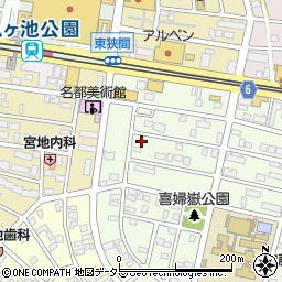 愛知県長久手市喜婦嶽1802周辺の地図
