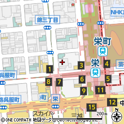 三井住友銀行ＳＭＢＣパーク栄周辺の地図
