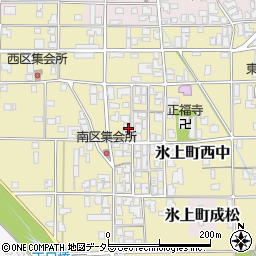 兵庫県丹波市氷上町西中433周辺の地図