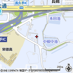 愛知県長久手市岩作三ケ峯1-116周辺の地図