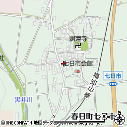 兵庫県丹波市春日町七日市324周辺の地図