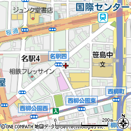名駅整体院周辺の地図