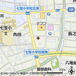 愛知県あま市七宝町桂城之堀22周辺の地図
