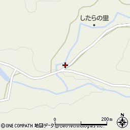 愛知県北設楽郡設楽町西納庫蜂クゴ周辺の地図