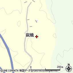 愛知県豊田市加納町炭焼周辺の地図