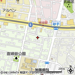愛知県長久手市喜婦嶽406周辺の地図