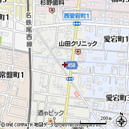 愛知県津島市西愛宕町2丁目17周辺の地図