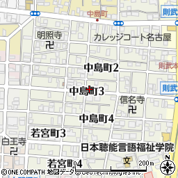 リパーク名古屋中島町３丁目第２駐車場周辺の地図