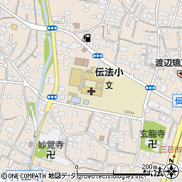 富士市立伝法小学校周辺の地図