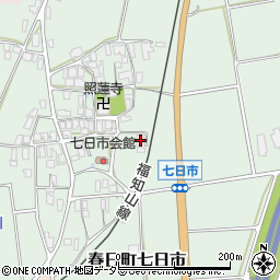兵庫県丹波市春日町七日市207周辺の地図
