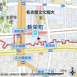 愛知県名古屋市東区葵1丁目21-18周辺の地図