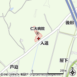 仁大病院（明心会）周辺の地図