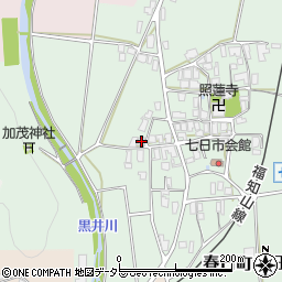 兵庫県丹波市春日町七日市237周辺の地図