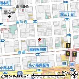 喰海　錦店周辺の地図