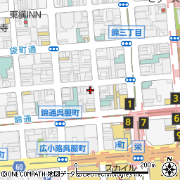 中国火鍋専門店 小肥羊 名古屋栄店周辺の地図
