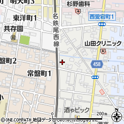 愛知県津島市西愛宕町2丁目3周辺の地図