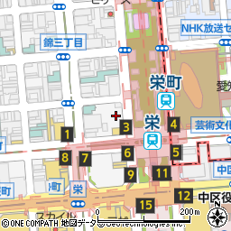 先斗入ル栄店周辺の地図