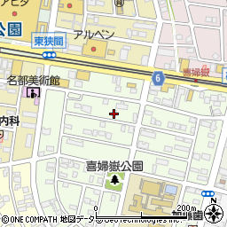 愛知県長久手市喜婦嶽1913周辺の地図